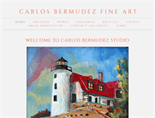 Tablet Screenshot of carlosbermudezstudio.com